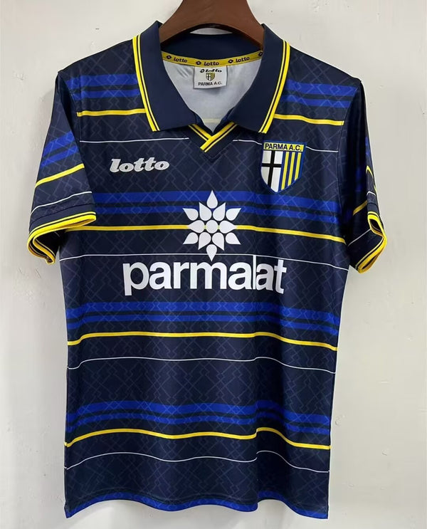 Camiseta Parma Tercera Equipación 98-99 Retro frontal