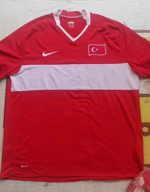 Camiseta Turquía Local 2008 Retro frontal