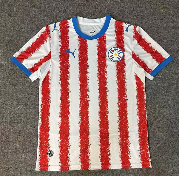 Camiseta Paraguay Local Mundial 2026 frontal