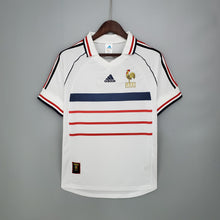 Camiseta Francia Visitante 1998 Retro frontal