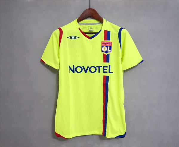 Camiseta Olympique de Lyon Tercera Equipación 08-09 Retro frontal