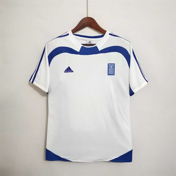 Camiseta Grecia Local 2004 Retro frontal