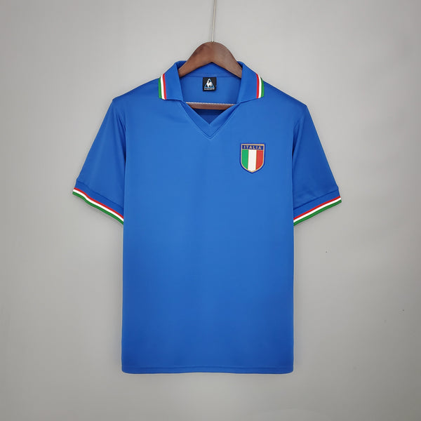 Camiseta Italia Local 1982 Retro frontal
