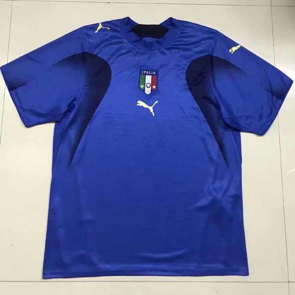 Camiseta Italia Local 2006 Retro frontal
