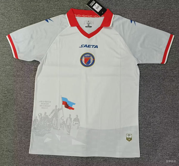 Camiseta Haití Visitante Mundial 2026 frontal