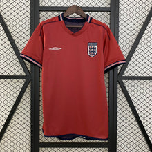 Camiseta Inglaterra Visitante 2002 Retro frontal