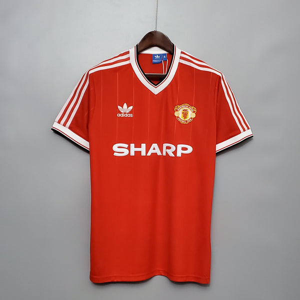 Camiseta Manchester United Local 83-84 Retro frontal