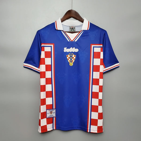 Camiseta Croacia Visitante 98-99 Retro frontal
