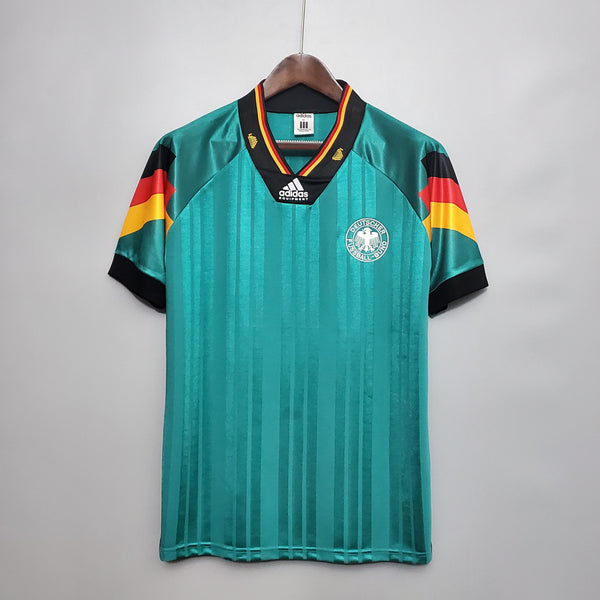 Camiseta Alemania Visitante 1992 Retro frontal