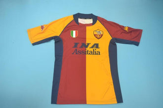 Camiseta AS Roma Local 01-02 frontal