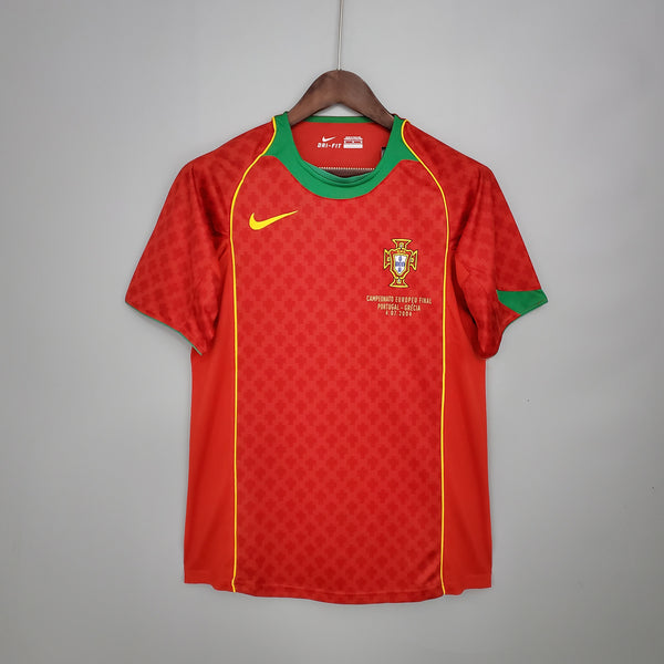 Camiseta Portugal Local 2004 Retro frontal