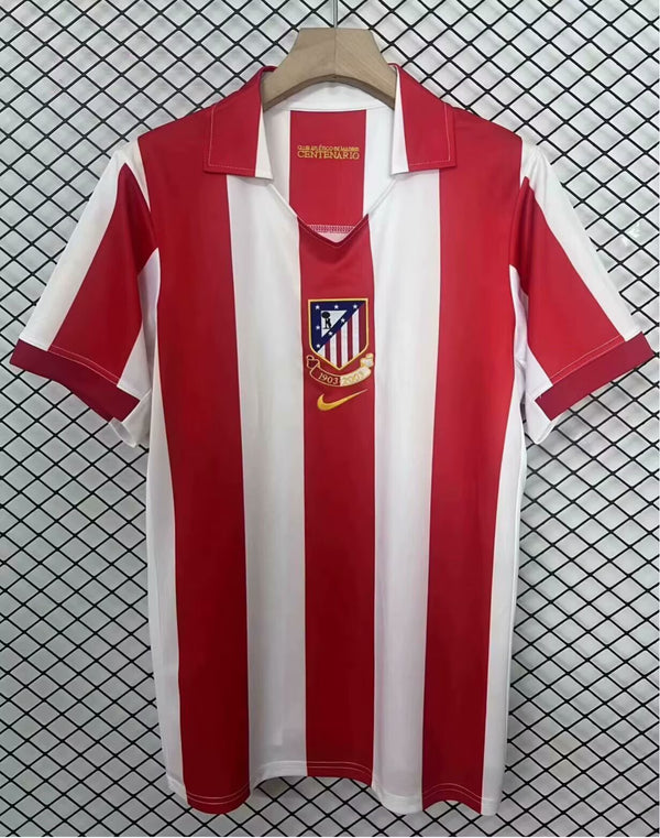Camiseta Atletico de Madrid Centenario 03-04 frontal