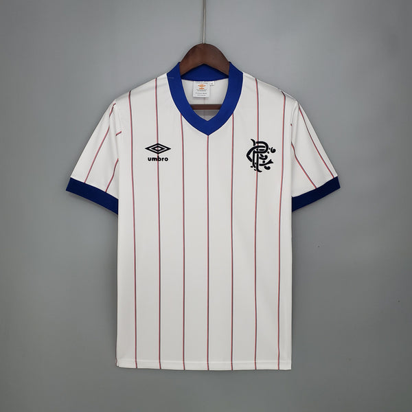 Camiseta Rangers FC Visitante 82-84 Retro frontal