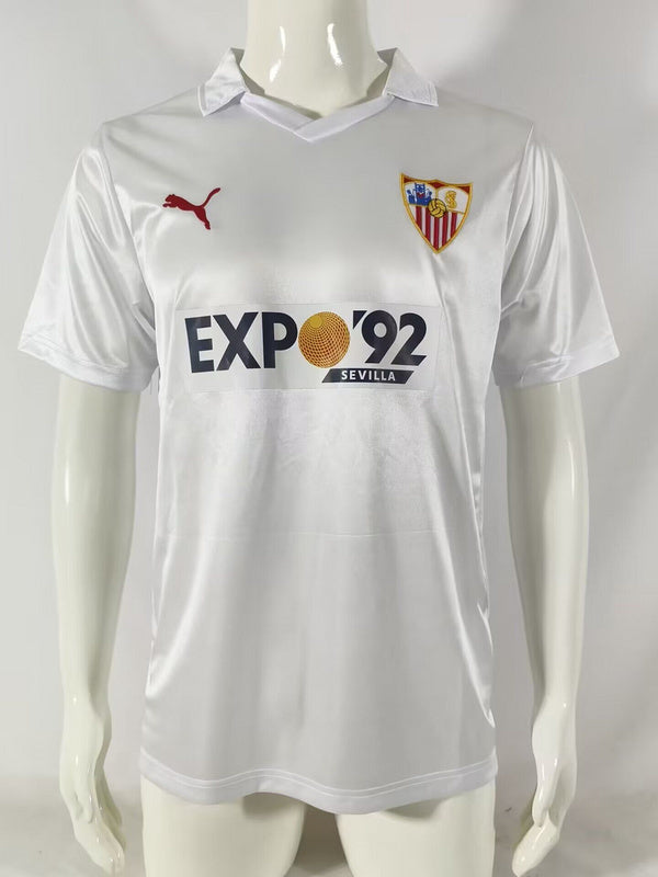 Camiseta Sevilla FC Local 87-90 Retro frontal