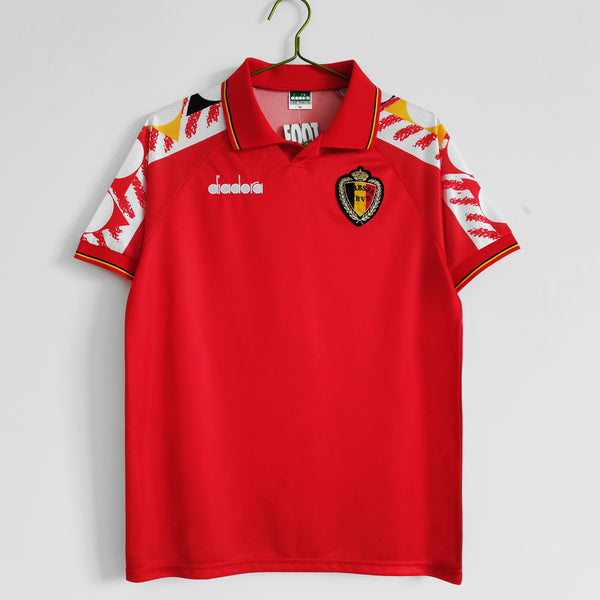 Camiseta Belgica Local 94-95 Retro frontal
