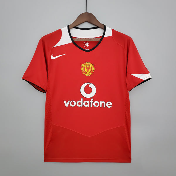 Camiseta Manchester United Local 04-06 Retro frontal