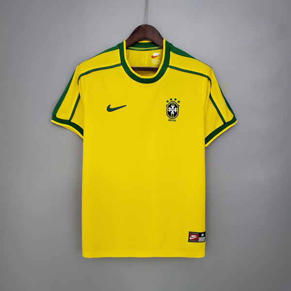 Camiseta Brasil Local 1998 Retro frontal