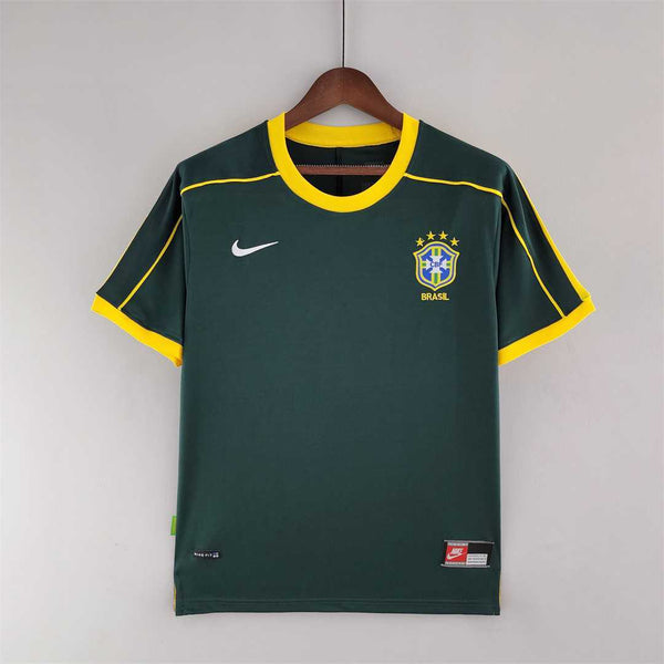 Camiseta Brasil Portero 1998 Retro frontal