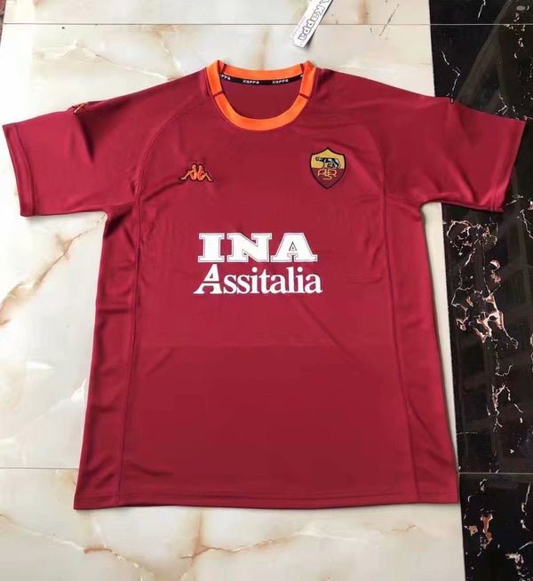 Camiseta AS Roma Local 00-01 Retro frontal