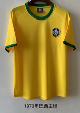 Camiseta Brasil Local 1970 Clásica retro frontal