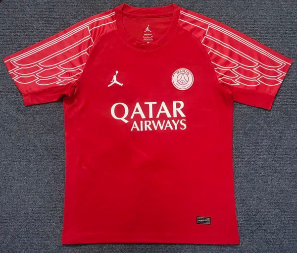 Camiseta PSG Especial roja y blanca 24-25 frontal