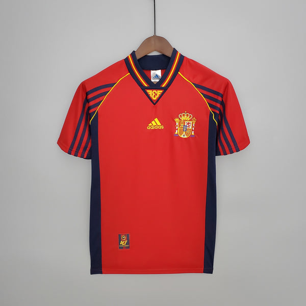 Camiseta España Local 1998 Retro frontal