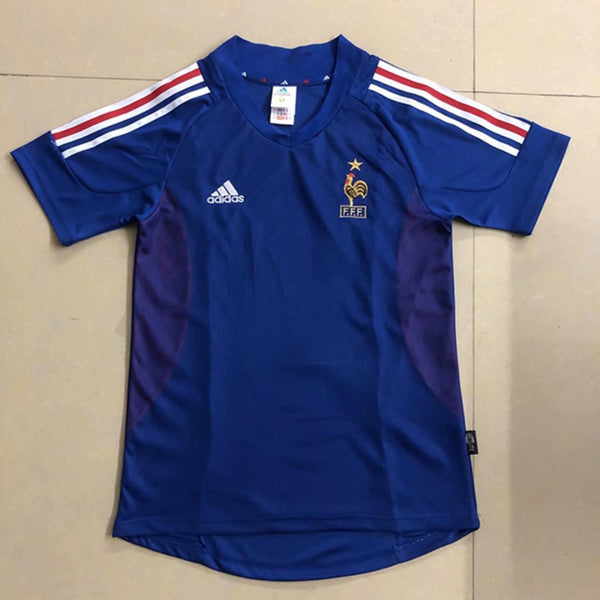 Camiseta Francia Local 2002 Retro frontal
