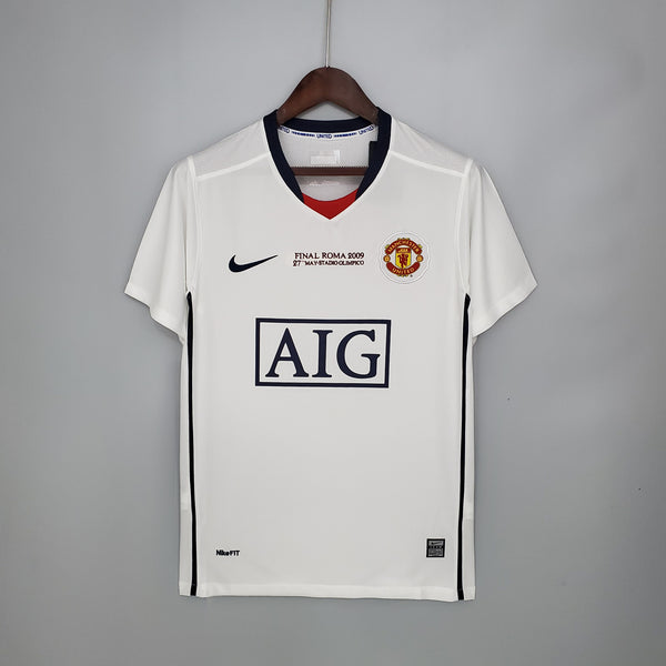 Camiseta Manchester United Visitante Final UCL 08-09 frontal