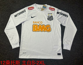 Camiseta Santos FC Local Manga Larga 12-13 frontal