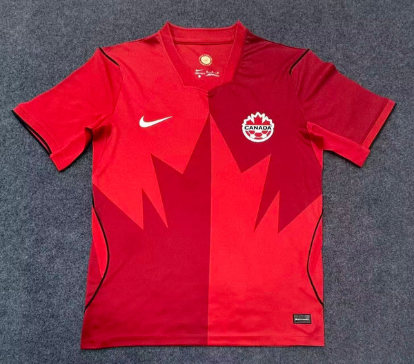 Camiseta Canadá Local Mundial 2026 frontal