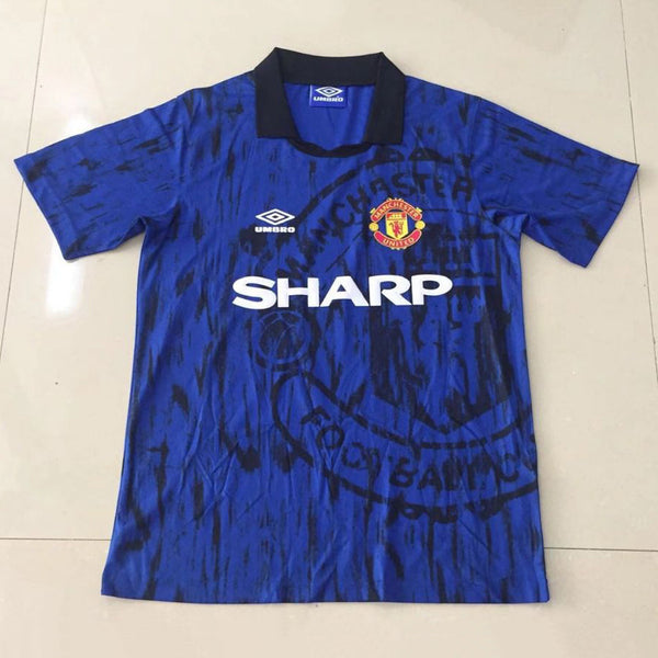 Camiseta Manchester United Visitante 92-93 Retro frontal