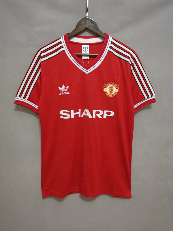 Camiseta Manchester United Local 86-88 Retro frontal