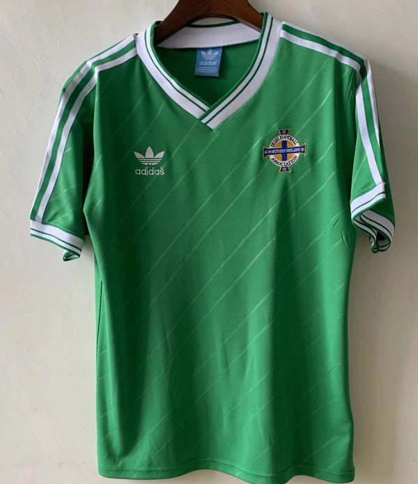 Camiseta Irlanda del Norte Local 1986 frontal