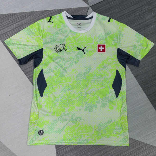 Camiseta Suiza Visitante Mundial 2026 frontal