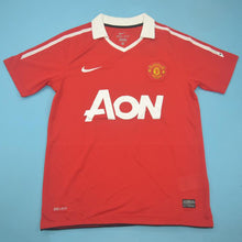 Camiseta Manchester United Local 10-11 Retro frontal