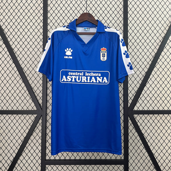 Camiseta Real Oviedo Local 90-91 frontal