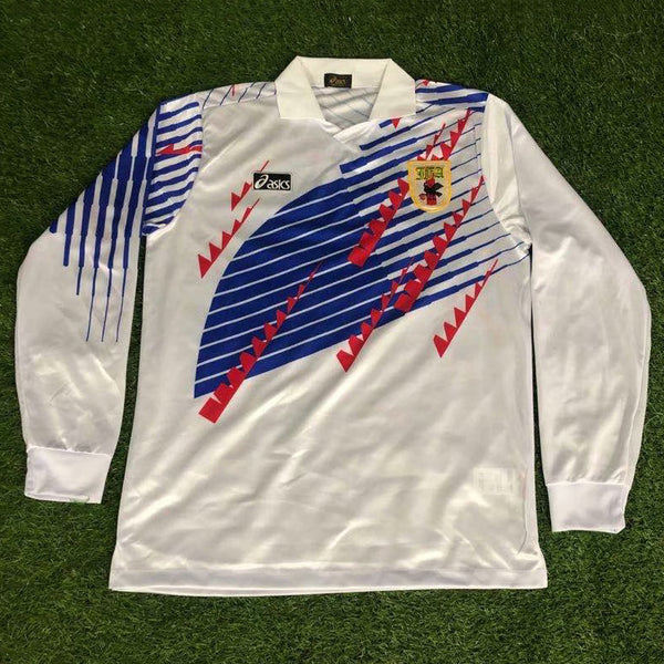 Camiseta Japon Visitante Manga Larga 1998 Retro frontal
