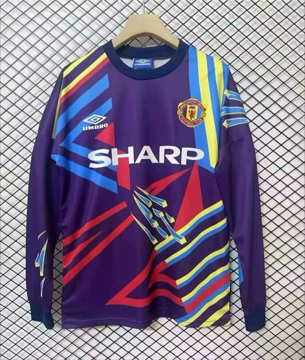 Camiseta Manchester United Portero Manga Larga 92-93 frontal