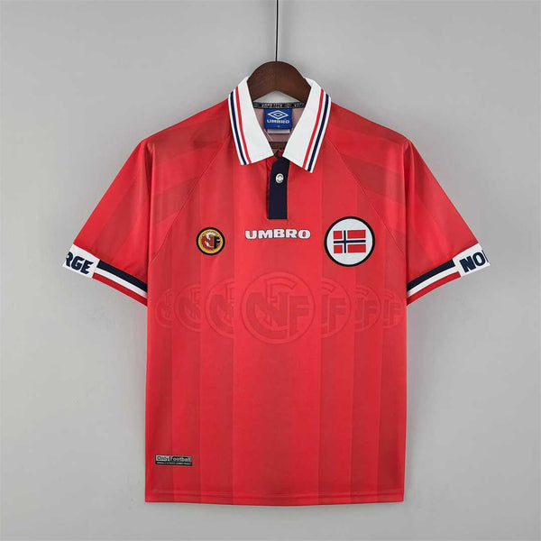 Camiseta Noruega Local 88-89 frontal