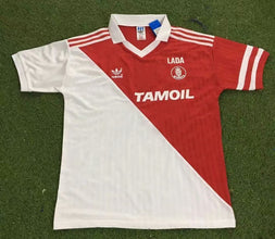 Camiseta AS Monaco Local 91-92 Retro frontal