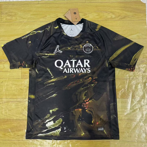 Camiseta PSG Cuarta Equipacion dorada 25-26 frontal