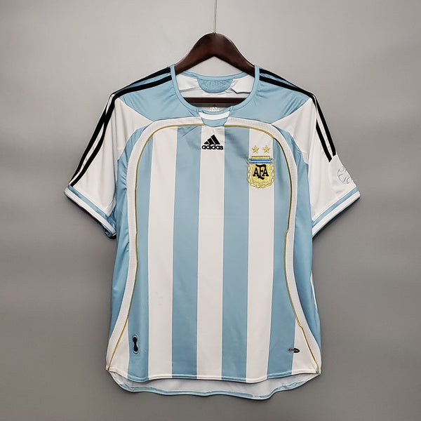 Camiseta Argentina Local 2006 Retro frontal