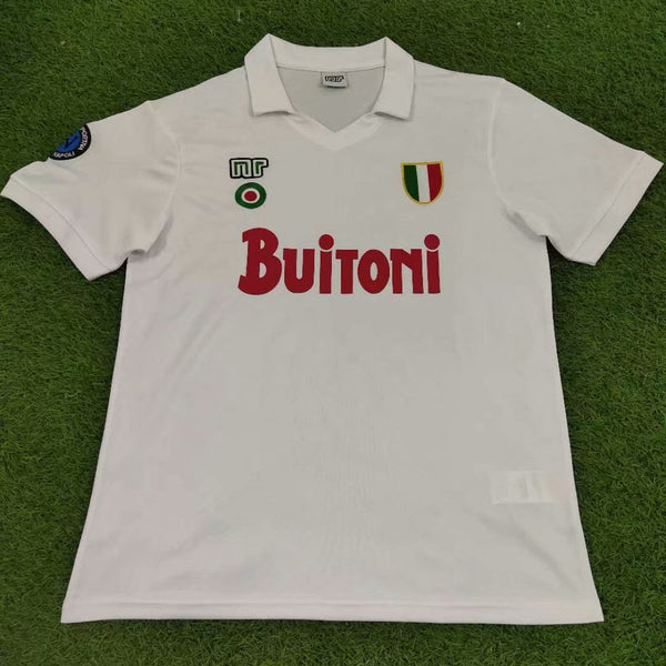 Camiseta Napoli Visitante 87-88 Retro frontal