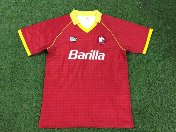 Camiseta AS Roma Local 88-90 Retro frontal
