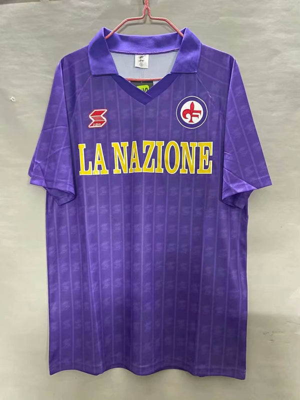 Camiseta Fiorentina Local 89-90 Retro frontal