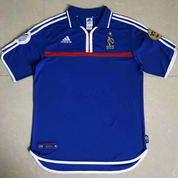 Camiseta Francia Local 2000 Retro frontal