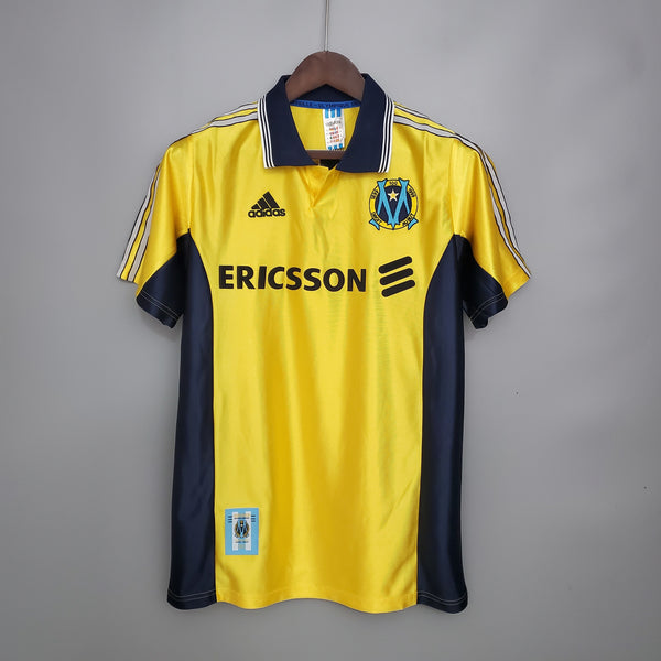 Camiseta Olympique de Marsella Tercera Equipacion 98-99 Retro frontal