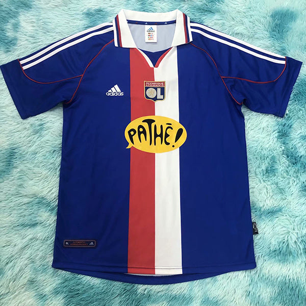 Camiseta Olympique de Lyon Visitante 00-01 Retro frontal