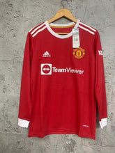 Camiseta Manchester United Local Manga Larga 21-22 frontal