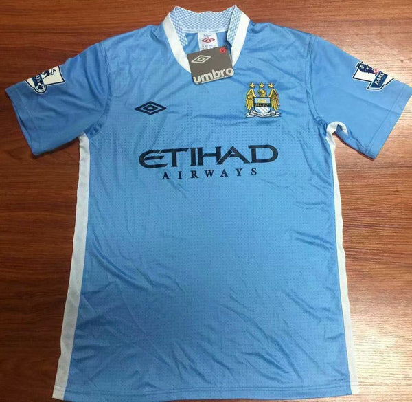 Camiseta Manchester City Local 11-12 frontal